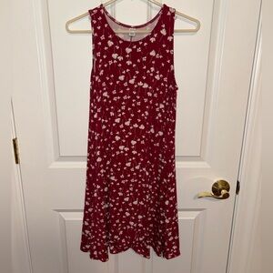 Old Navy Printed Jersey Sleeveless Swing Dress